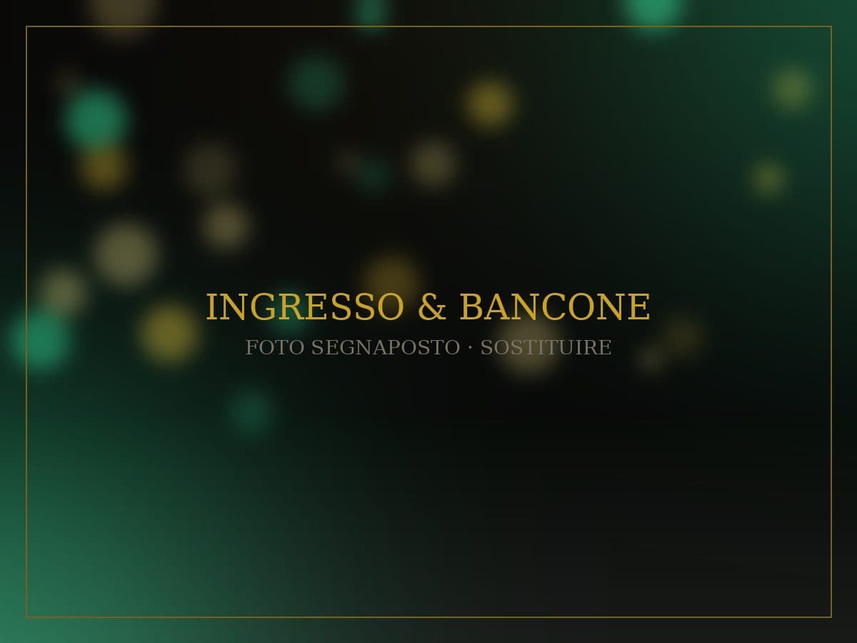 Ingresso & bancone